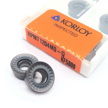 

10PCS RPMT1204 MO KF5800 High Quality Carbide Inserts Milling Turning Tool RPMT 1204 100% Original Blades CNC Lathe Cutter Tools