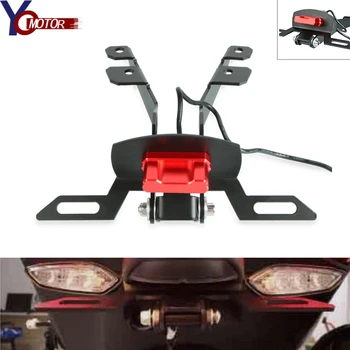 

2019 New Motorcycle Fender Eliminator License Plate Holder Bracket with LED light For YAMAHA TMAX T-MAX 530 tmax 530 2017 2018