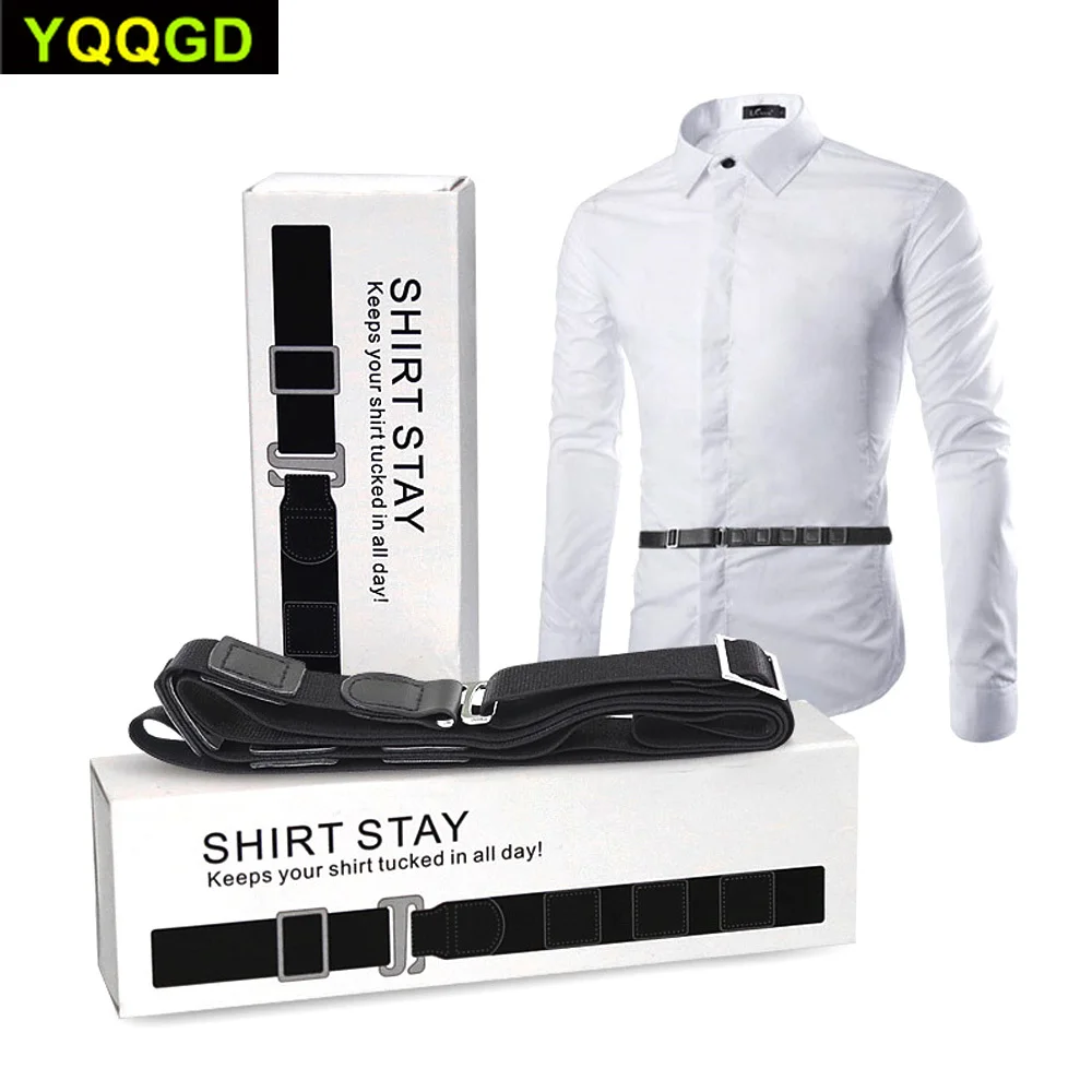 1pcs Nonslip Elastic Shirt Holder Belt Band Stays Tuck Belt Universal