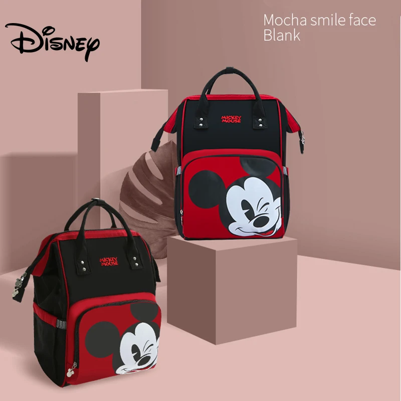 

Disney Diaper Backpack Baby Bags for Mom Mickey Minnie Wet Bag Fashion Mummy Maternity Diaper Organizer Travel USB Nappy Pram