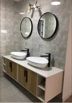 

Washbasin cabinet combination bathroom cabinet vanity toilet bathroom cabinet Nordic minimalist marble wash basin