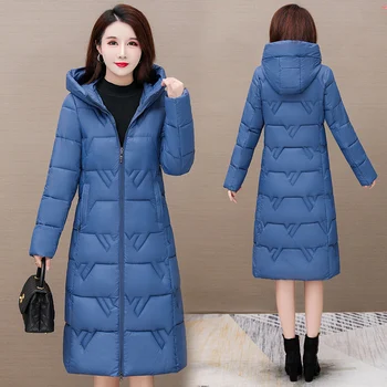 

ISENMAL 2020 New Winter Jacket Women Parkas Hooded Thick Down Cotton Padded Parka Female Jacket Short Coat Slim Warm Outwear