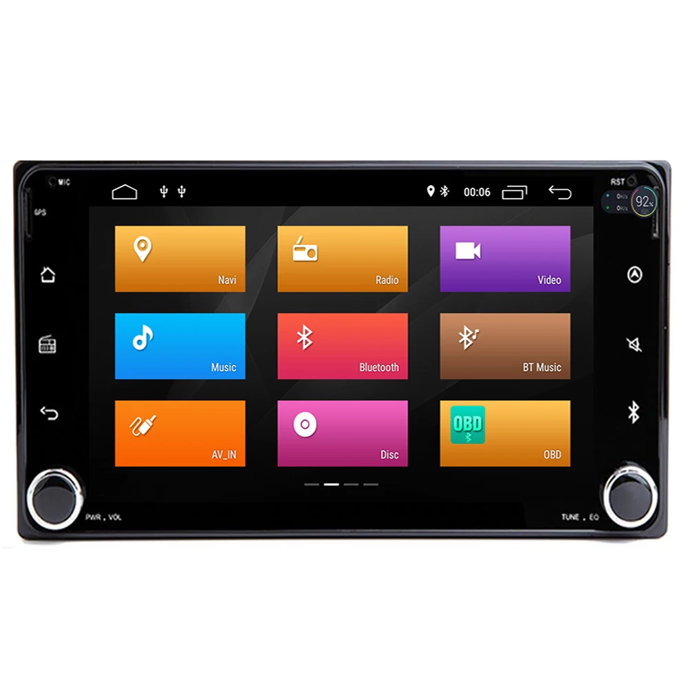 Android 9,0 64G DSP ips экран автомобиля gps для Toyota универсальный RAV4 Corolla Vios HILUX Terios Land Cruiser 100 PRADO нет dvd плеер