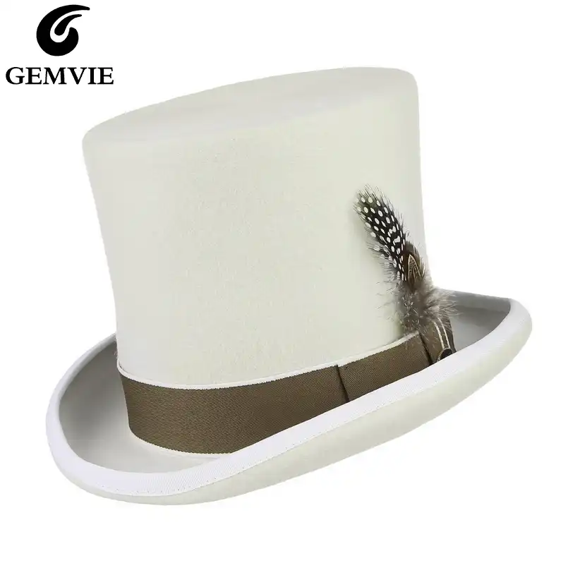 white top hat costume