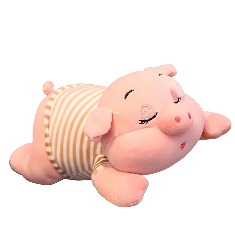 32/40/55/70cm1pc детская милая плюшевая игрушка в полоску со Свинкой Мягкая игрушка "поросенок" мягкая жирная свинья подушка для девочек подарок на день рождения дропшиппинг
