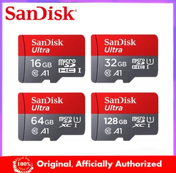 SanDisk karta Micro SD 64GB 128GB 32GB 16GB karta Ultra TF klasa 10 karta pamięci fiszki karta microSD mini na telefon tanie i dobre opinie Wysoka prędkość odczytu i zapisu Class 10 SDSQUNC CN (pochodzenie) Karta TF Micro SD 16GB 32GB 64GB 128GB 200GB 256GB 400GB 512GB