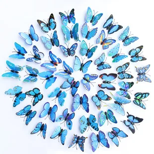 8-10 Centimeter Model Butterfly Color 12 of Stereo Scene Decorative Teaching Props Wall Decorative Crafts