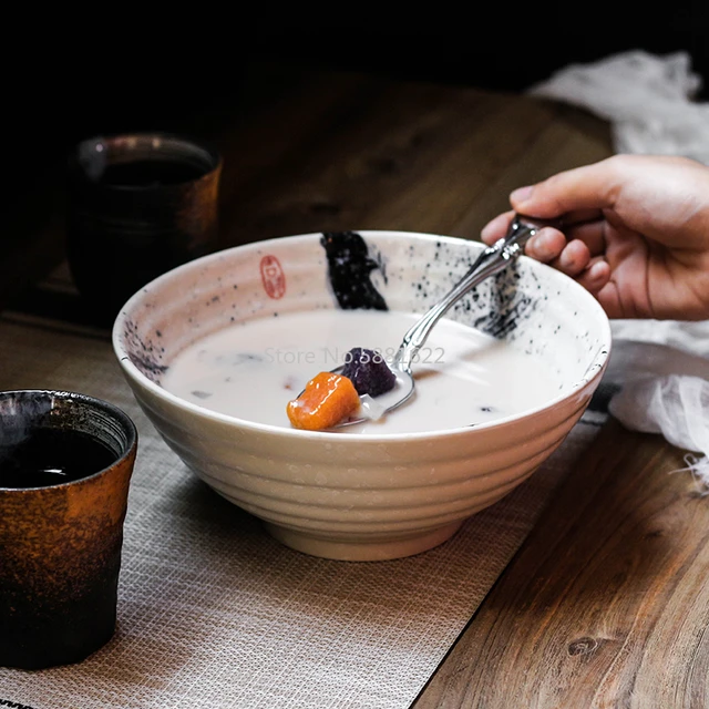 Grand bol ramen grès 19,5 cm