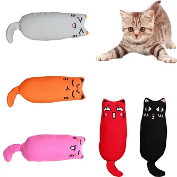 

Pet Cat Toy Interactive Toy Crazy Cat Toy Pet Kitten Chew Toy Tooth Grinding Catnip Toy Claws Thumb Bite Cat Mint Cat Cat Kicker