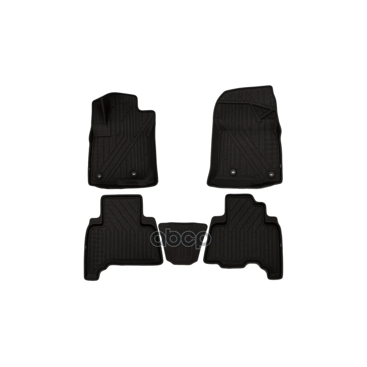 Коврикиkvest3dвсалонlexusgx,2013-,5шт.(Полистар,Черный,Черный) KVEST арт. KVESTLEX00004K