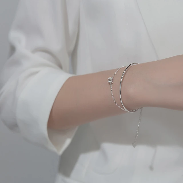 Buy Silver Bracelets & Bangles for Women by MYKI Online | Ajio.com