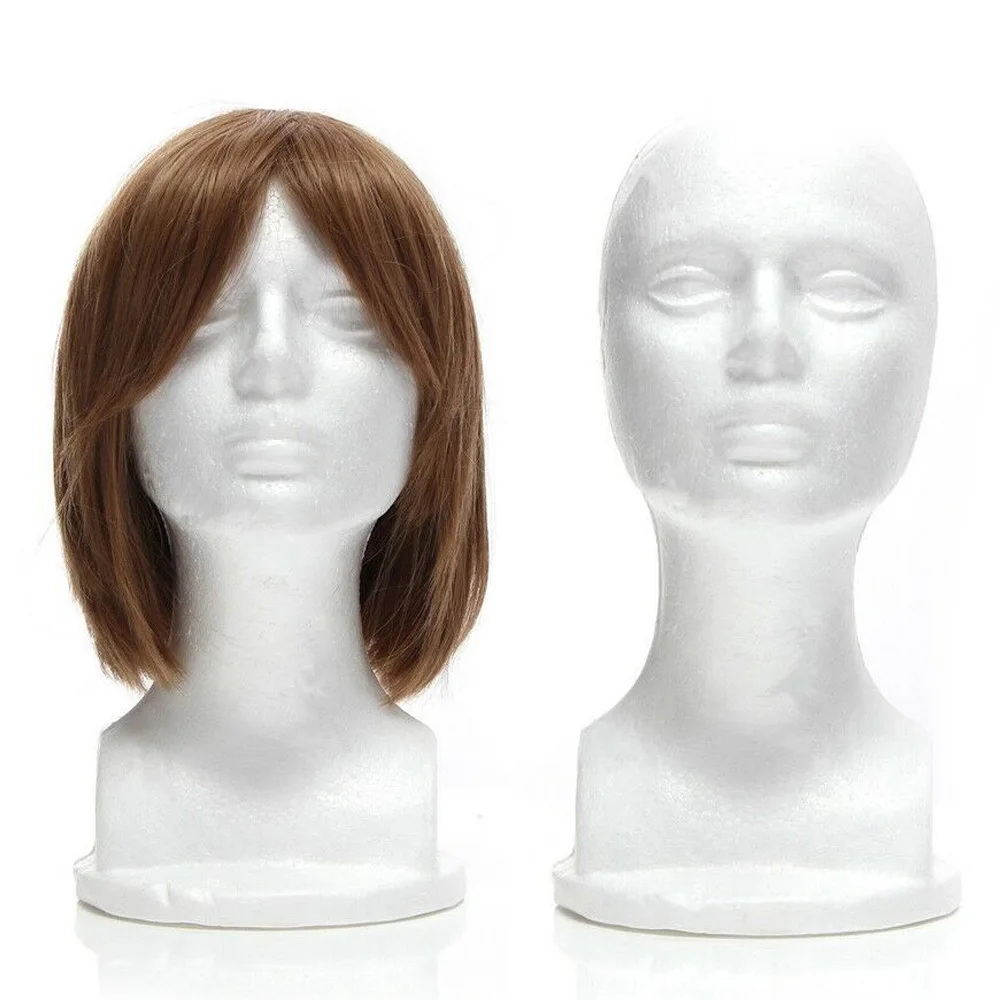 1* женский манекен Пена голова модель очки шляпа парик дисплей стенд Замена
