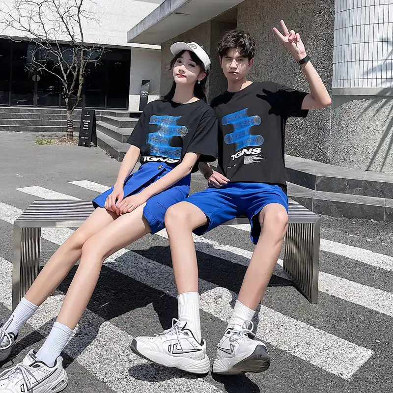 Rok Tidak Rata Lengan Pendek Musim Panas Baru Pakaian Pasangan T Shirt Aliexpress