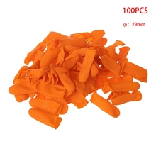 100 шт Защитные противоскользящие антистатические перчатки для пальцев латексные резиновые пальчиковые кроватки