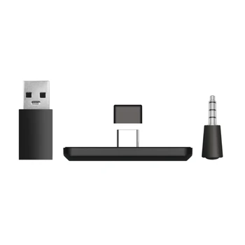 

Wireless Bluetooth Adapter USB Transmitter Voice Frequency Headset Receiver with 3.5mm microphone plug for Nintend Switch PS4 PC