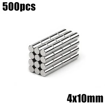 

4x10 mm Neodymium Magnet 500pcs Mini Small Magnet Strong Powerful Permanent NdFeB Super Strong Powerful Magnetic