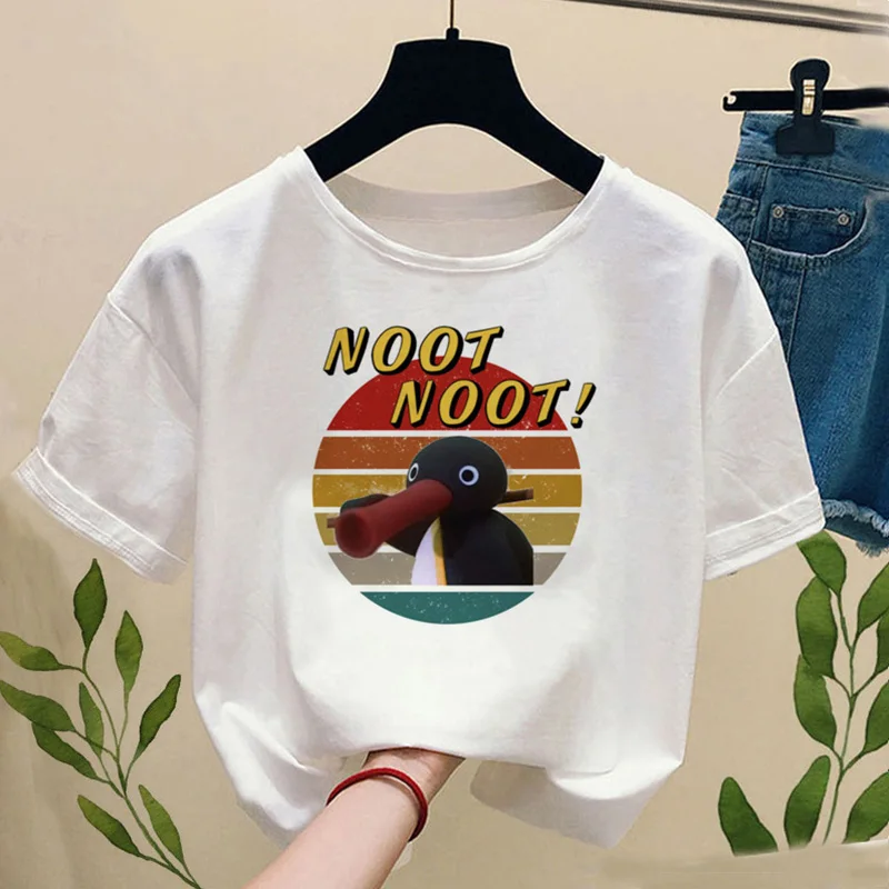 Funny T Shirts Women Tops Funny Print Casual T-shirt with Short Sleeves Unisex T-shirt White Round Neck T-shirt Thin T-shirt New