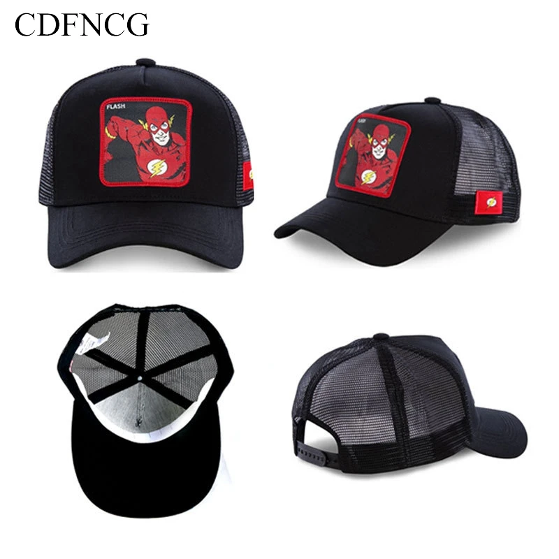 2019 лето мультфильм фильм Snapback поп вышивка вспышка дышащая бейсбольная кепка Хлопок Уличная солнце папа шляпа для мужчин и женщин