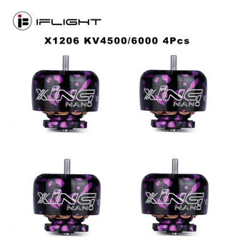

4Pcs iFlight XING NANO X1206 4500KV 6000KV 2-4S CW Thread Brushless Motor for RC Drone FPV Racing Cine Whoop Toothpick