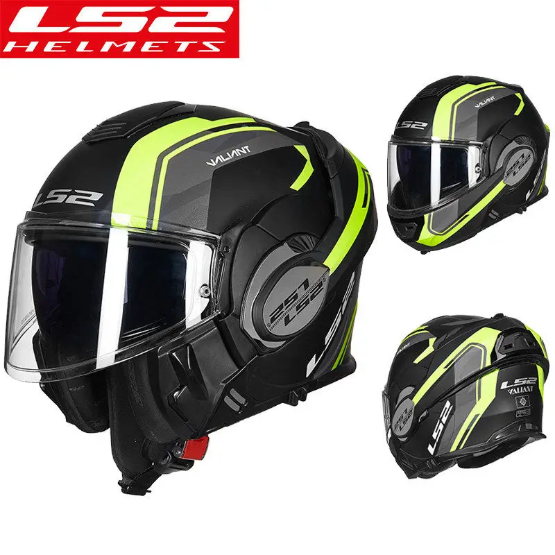 LS2 FF399 флип-ап мото rcycle шлемы модульный анфас Мото шлем с анти-туман pinlock Щит мужчины женщины caseco LS2 Шлемы - Цвет: 7
