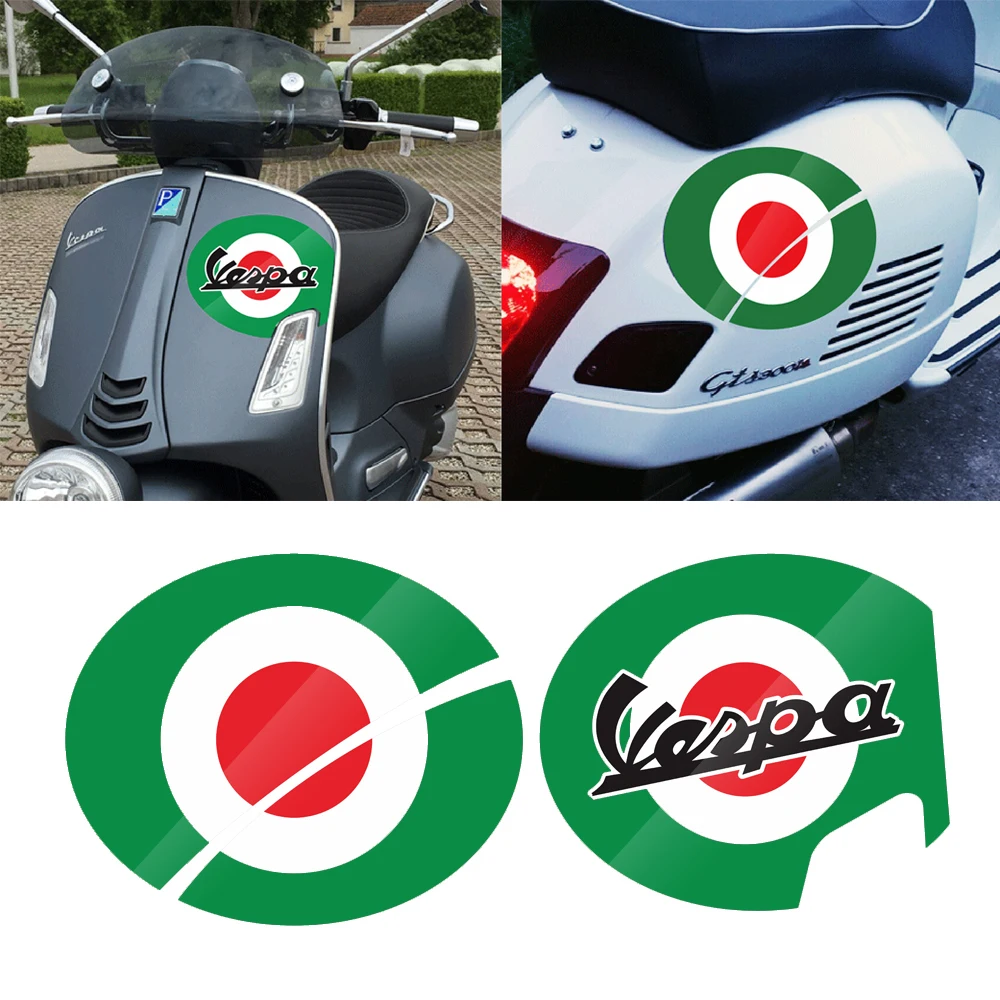 PROD 1005001860762007 Case with Italian decal for Piaggio motorcycle
for Vespa GTV 300 Series II six days GTS 300 GTV 250 GTV 125