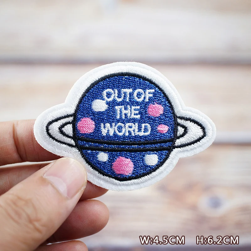 Lucky Girl Okay DIY Patches Embroidery For T-Shirt Iron On Appliques Clothes Jeans Stickers Badges Parche Japanese Fish