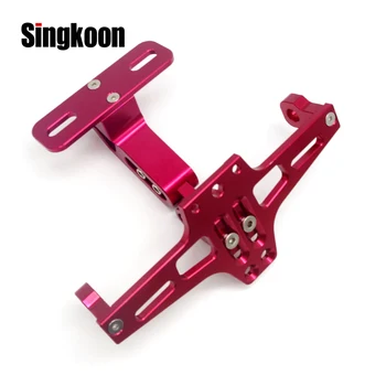 

FOR suzuki gladius sfv650 trk 502 yamaha thundercat Universal Motorcycle License Plate Holder Bracket CNC support plaque moto
