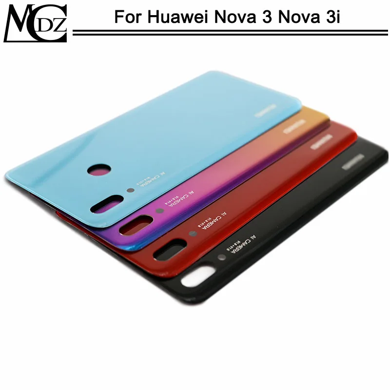 Nova3 задний корпус крышка для huawei Nova 3 Nova 3i батарея задняя крышка Дверь задняя крышка клейкая наклейка