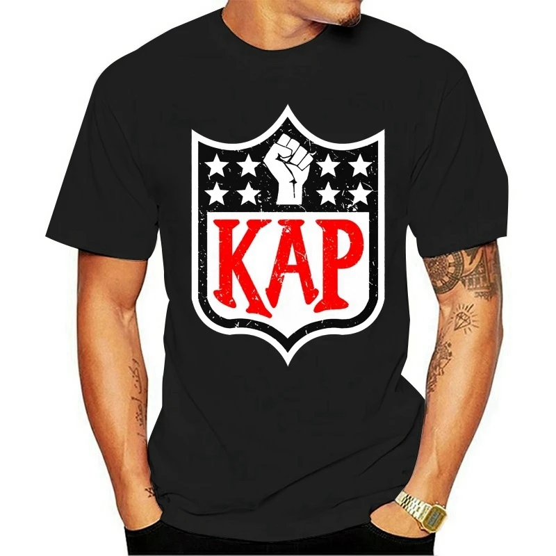 2021 модные футболки Colin Kaepernick черные темно-синие с флагом США коротким рукавом