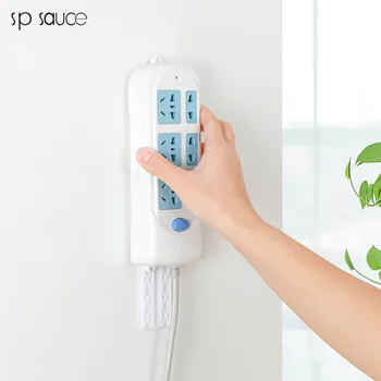 

Japan SP Outlet Strips Fixed Device Seemless Hole Punched Power Strip Power Strip Wall Wiring Board Stickers Patch Board Wall