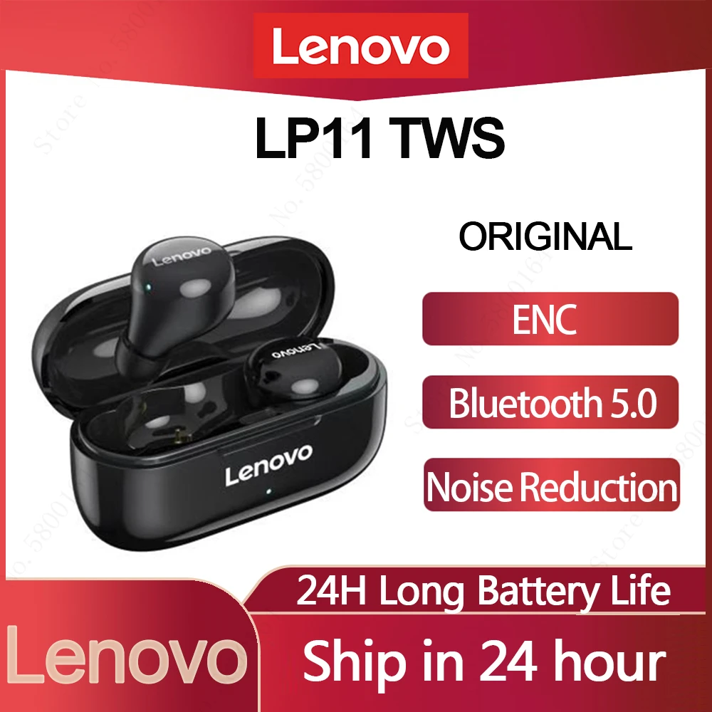 Asli Lenovo LP11 TWS Earphone Bluetooth 