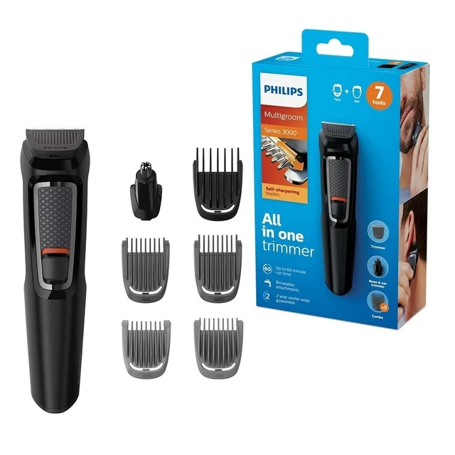 Original Philips MG3720 7 in1 Face and Hair Electric Razor Clipper Shaver  Waterproof Washable Removable Precision Beard Trimmer - AliExpress