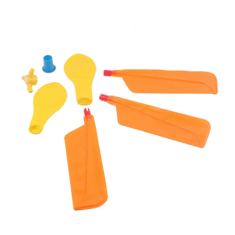 Educational Toy Physics Experimental Equipment 1pc Fun Physics Experiment Homemade Balloon Helicopter DIY Material Home School Educational Kit Child Gift