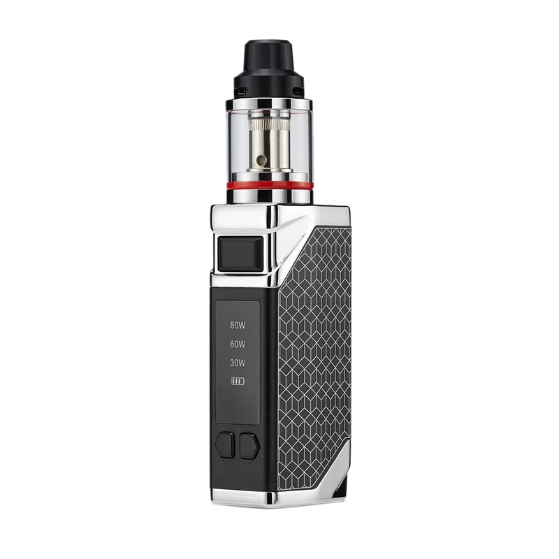 Горячая XD электронная сигарета 80 Вт Vape Mod Kit 2200 мАч встроенный аккумулятор с 0.5Ohm 2 5