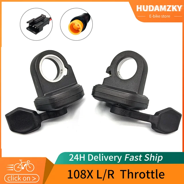 WUXING – accélérateur de pouce 108X pour vélo électrique, poignée  gauche/droite, accélérateur pour 24V 36V 48V 60V 72V - AliExpress