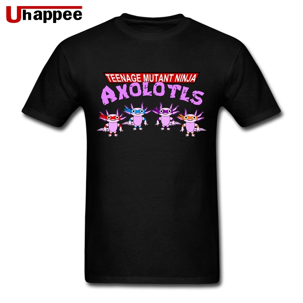 

Designer T-Shirts Teenage Mutant Ninja Axolotl Homme Best Fit Short Sleeved Customize Tee Shirt Fan Extra Large Merchandise