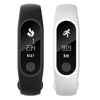 

M2 Plus 0.86 Inch Heart Rate Wristband Smart Pedometer Band Call SMS Display Bracelet For iOS Android