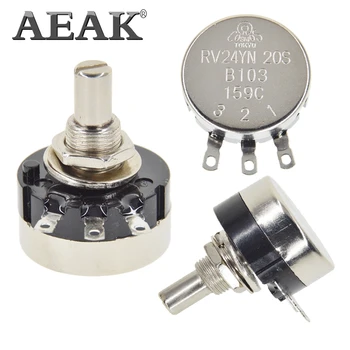 

AEAK RV24YN20S 101 102 B103 104 105 201 202 203 204 254 302 303 501 502 503 504 5K 10K 100K 500K 200K 100 ohm Potentiometer