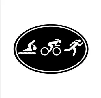 

EURO computer DECAL STICKER WALL LETTERING Triathlon Girls Ladies Swim Bike Run SUV Truck Vinyl Decals Stickers Window Bumper