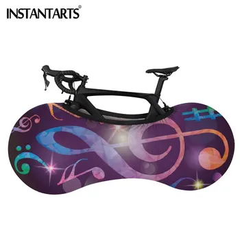 

INSTANTARTS Hot Stylish Musical Notes Prints Bicycle Accessories Bike Case Outdoor Scratchproof Bike Protector Wheel Gear