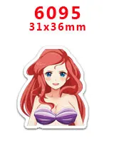 Кабошоны 30 шт мультфильм плоское украшение из смолы pr 6640 - Цвет: 6095