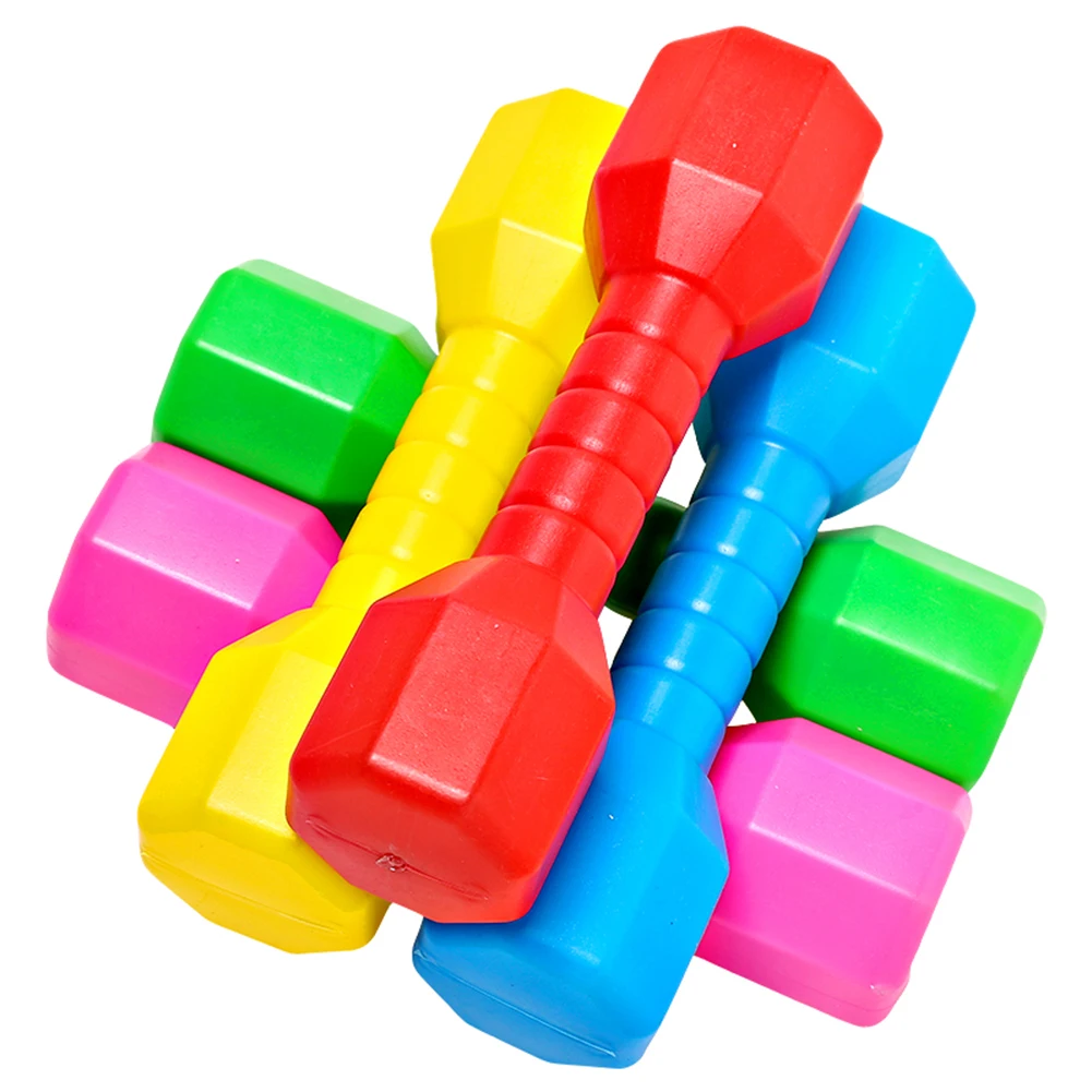 2PCS Children Dumbell Outdoor Plastic Fitness Equipment Kids Performance Dancing Tool Sport Exercise Toy Dropshipping