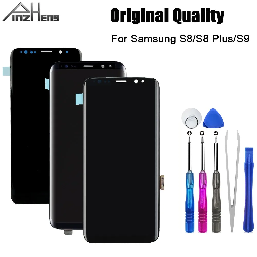 

PINZHENG Original LCD Screen For Samsung Galaxy S8 S9 Plus Display Replacement Screen For Samsung S8 S9 Plus LCD Digitizer