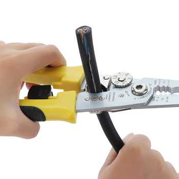 

Wire cutter automatic crimping wire stripper multi-functional peeling tools Terminal pliers 1.0-6.0mm tool
