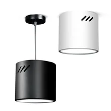 LukLoy подвесной прожектор поверхностного монтажа Потолочный светильник большой офисный магазин Алюминиевый светодиодный вниз свет гостиничный зал точечные потолочные светильники