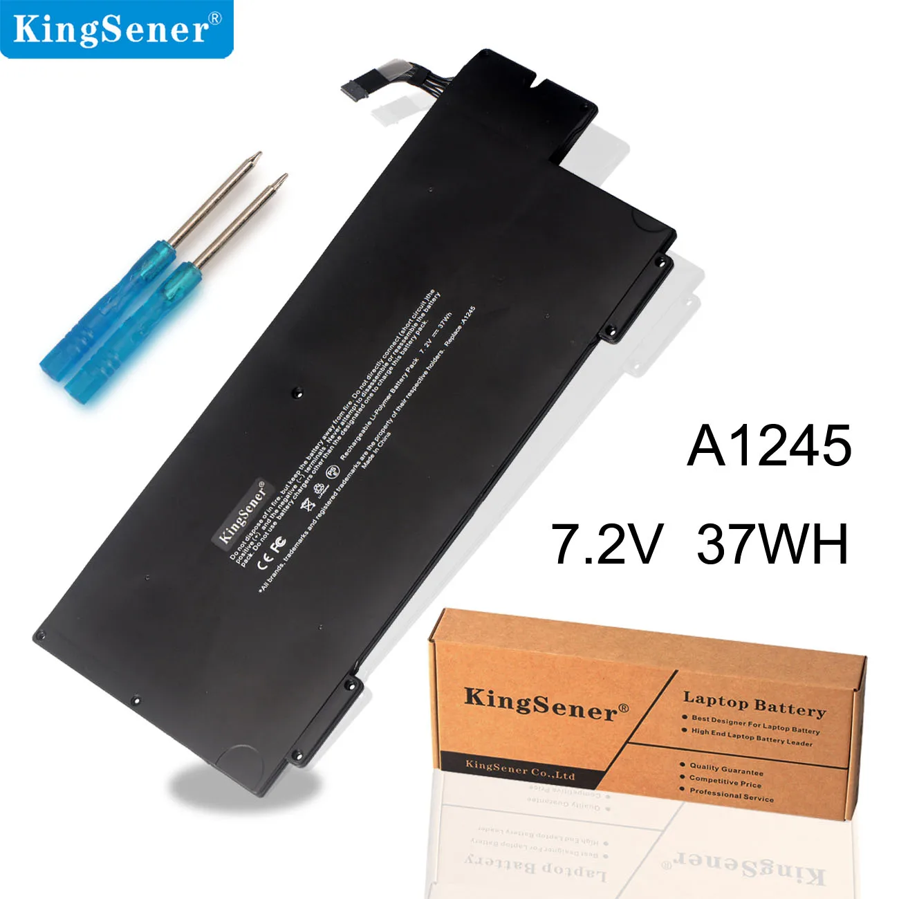 

KingSener Replacement A1245 Laptop Battery forApple MacBook Air 13" A1237 A1304 MB003 MC233LL/A MC234CH/A MC504J/A MC503J/A