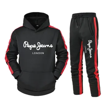 

2020 Sports suit men's sports hooded brand clothing casual sports suit pants men's Pullover Jacket + pants winter Sweatshirt