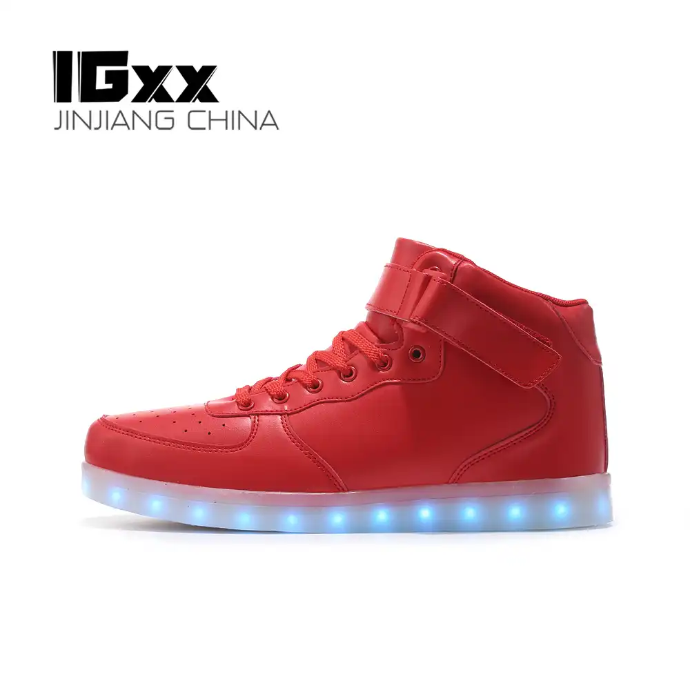 sapato com luz de led