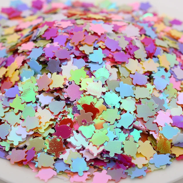 Turtle Confetti Glitter, Confetti Shapes Crafts