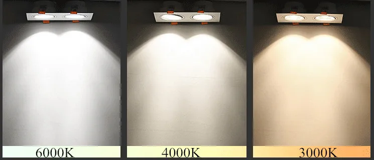 嵌入式led格栅灯_方形双头射灯天花led7w12w20w30w厂家直销---阿里巴巴_09